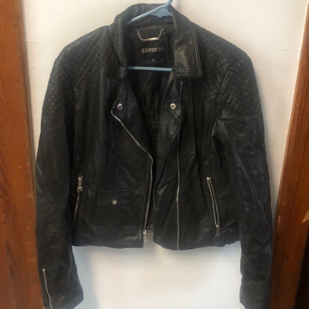 Leather jacket, size: women’s L